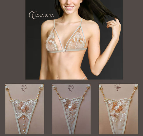 Opalys set with sexy bra lingerie set - lolaluna.com